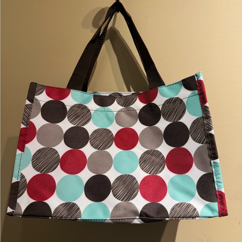 Thirty-One All in One Mini Organizer in the retired "Minty Chip" pattern. NWOT